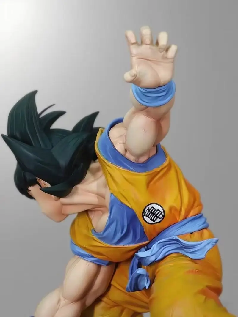 Dragon Ball Animation Wukong Gk Статуя ручной работы Настольный орнамент Коллекционная фигурка Модная модель игрушки Праздничный подарок