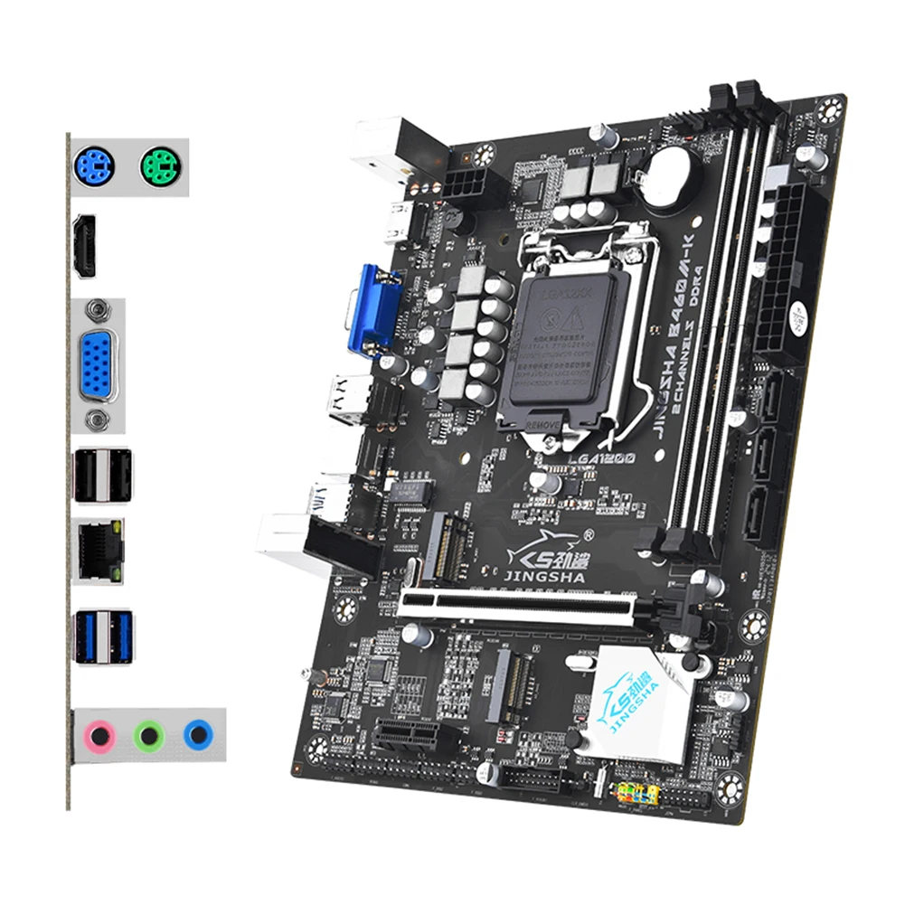 

B460M-K Mainboard 3*SATA3.0 NVME NGFF M.2 LGA1200 Desktop Motherboard 6* USB3.0 6*USB2.0 Support Core I3/i5/i7/i9 10th Processor