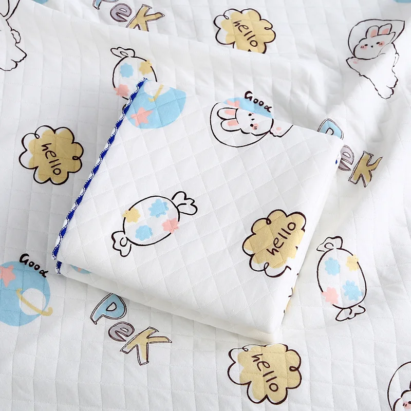 85X85Cm Lente Herfst Puur Katoen Baby Deken Baby Zachte Ademend Levering Kamer Wrap Quilt Cartoon Pasgeboren Inbakeren handdoek