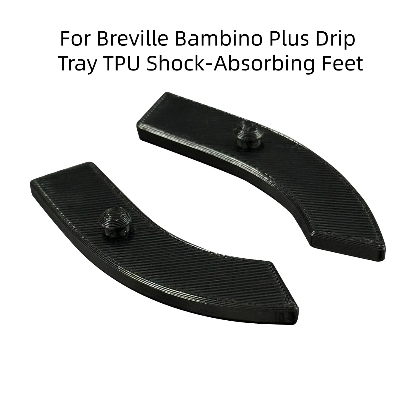 

For Breville Bambino Plus Coffee Maker Drip Tray TPU Shock-Absorbing Feet (1 Pair)