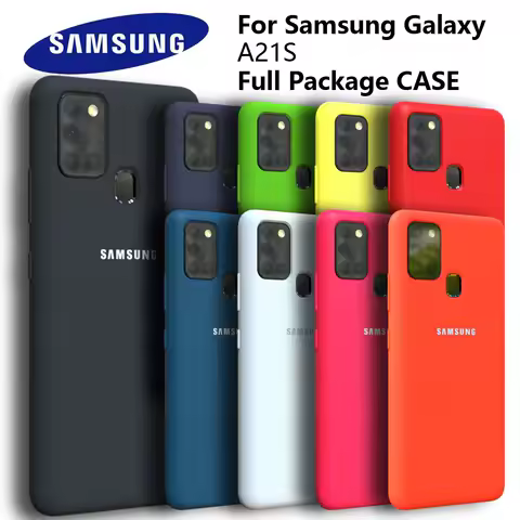 For Samsung Galaxy A21S 4G A22 Case Silky Silicone Cover Soft-Touch Back Protective Housing For A55 A52 A12 M51 A81 A91 A32 A72