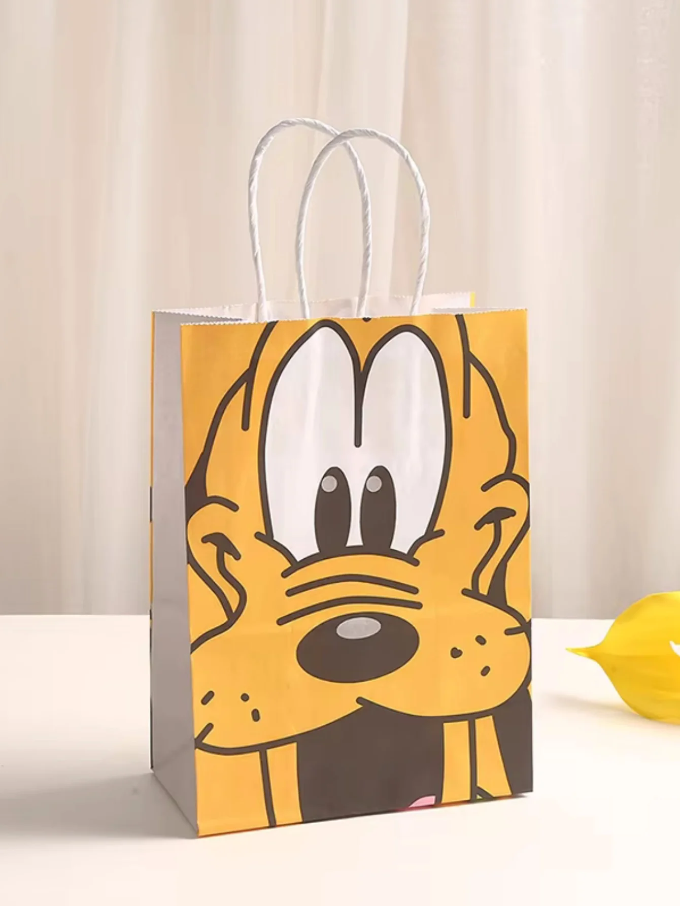 5/10/15 قطعة من أكياس هدايا حفلات ميكي وميني - أكياس هدايا ورقية متينة مع تصميمات شخصيات كرتونية، مثالية لأعياد الميلاد #4