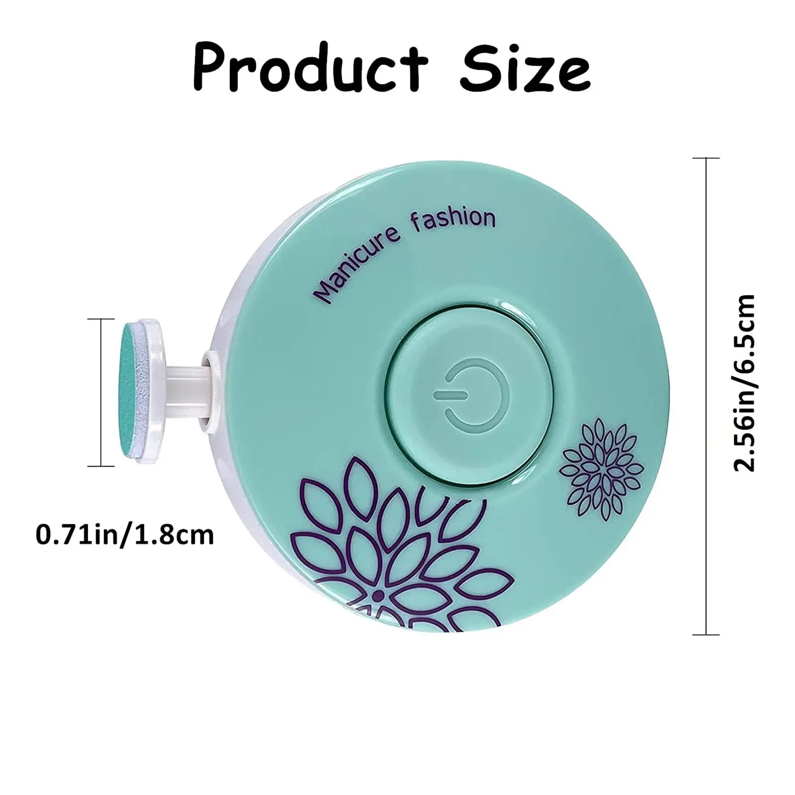Baby Electric Nail Clipper, 2-in-1 Trimmer & Grinder, Soft Rotating Head, Anti-Scratch, Baby Nail Scissors, Women Nail Trimmer