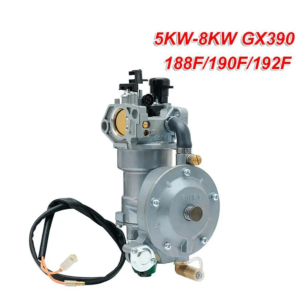 5KW 8KW LPG Carburetor For Gasoline Generator GX390 188F 190F 192F EG6500 LPG Dual Fuel Conversion Kit Automatic Damper