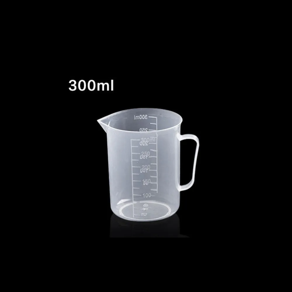 Clear Graduated Measuring Cup Large Capacity Scale Laboratory Beaker with Lid Plastic Transparent Mixing Cup Kitchen Baking