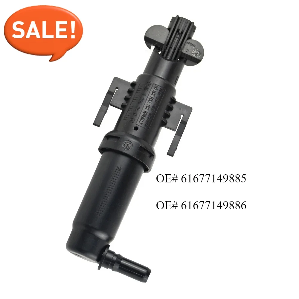 

Left Right Headlight Washer Jet Nozzle For BMW F07 F10 F11 F18 520i 528i 535d 535i 550i 2010-2015 61677149885 61677149886
