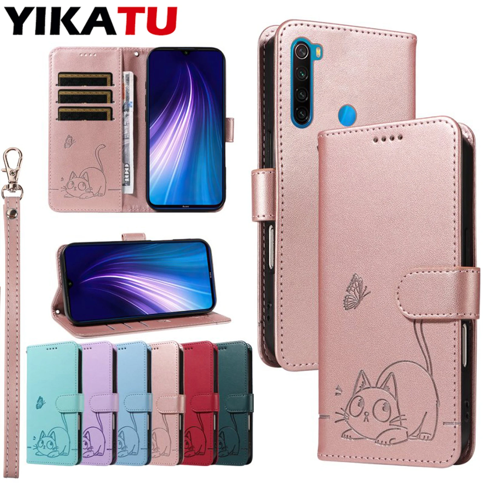 

Flip Card Stand Leather Wallet Case For Xiaomi Redmi Note 11 10T 10S 10 Pro 5G 9S 9 4G 8T 8 10X 10A 10 Prime 9T 9C 9A A5 A4 A3