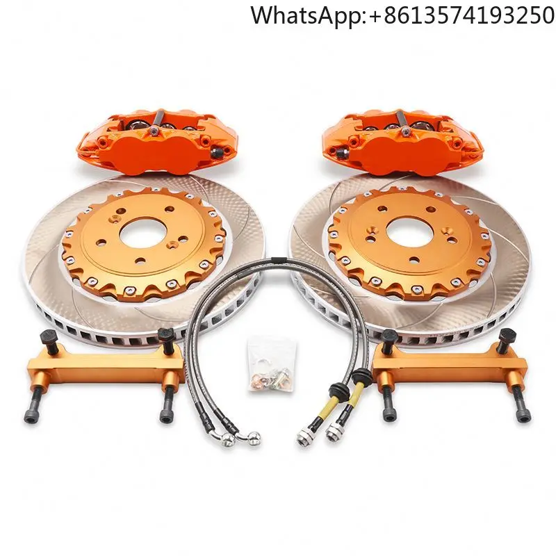 

For Custom Big Brake Kit Upgrade Sale 6 Pistons 18" Brake System for JZX100 BMW E36 5x120 Golf4 Mercedes Benz W221 Honda FD Infi