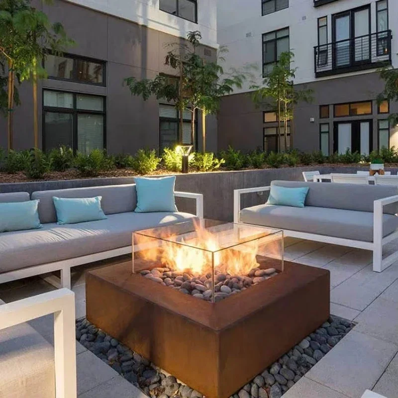 

Fire pits are used for outdoor living fire pits