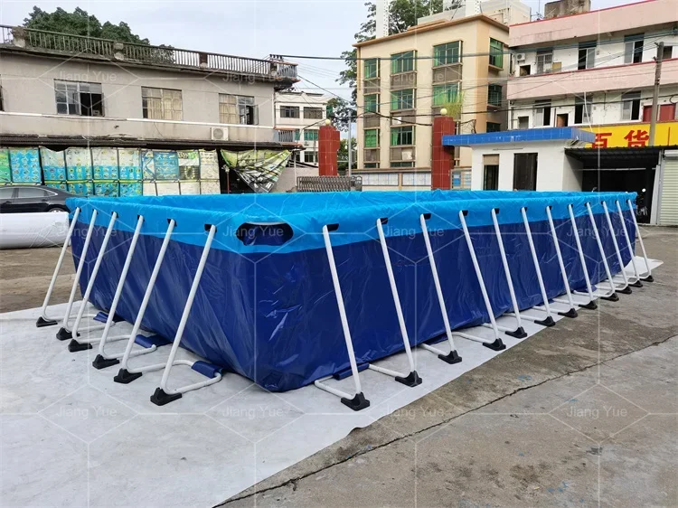 2025OEM Custom Print Outdoor Above Ground Metal Frame Swimming Pool For Sale With Accessories