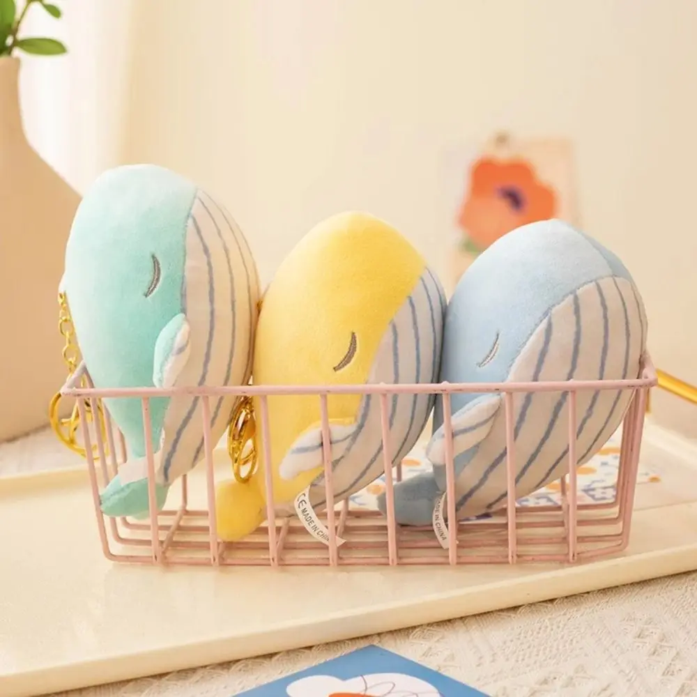 

Kawaii PP хлопок плюшевый брелок с изображением кита, имитация пушистого животного, маленький кулон с китом, коллекция мультяшных китов, плюшевая игрушка, домашний декор