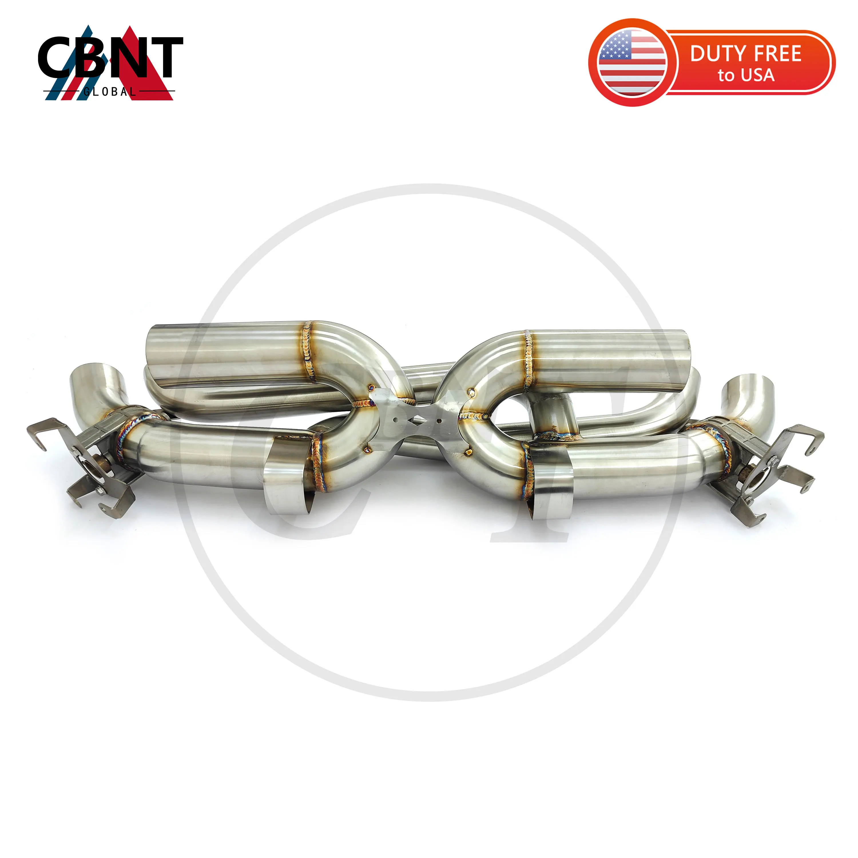 

CBNT for Porsche 911 992 3.0T 3.8TT Exhaust Match OEM Valves Muffler Axleback SS304 Valved Catback Performance Exhaust Systems