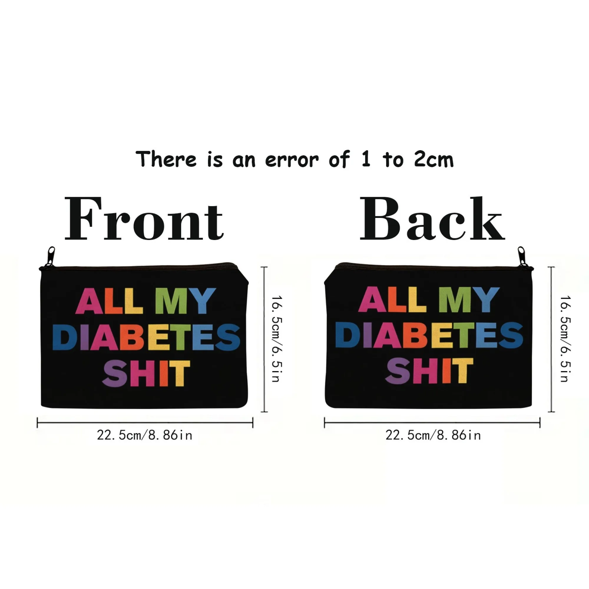 حقيبة عطر مكياج نسائية من Fashion Life Theme بديلة صديقة للبيئة من القماش قابلة للطي حقيبة تخزين #2