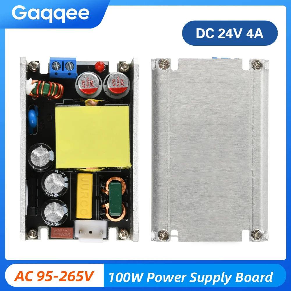 

DC Power Supply Converter AC 95-265V to DC 24V 4A 12V 8A High ower 100W Switching Power Supply Board For Industrial Equipment