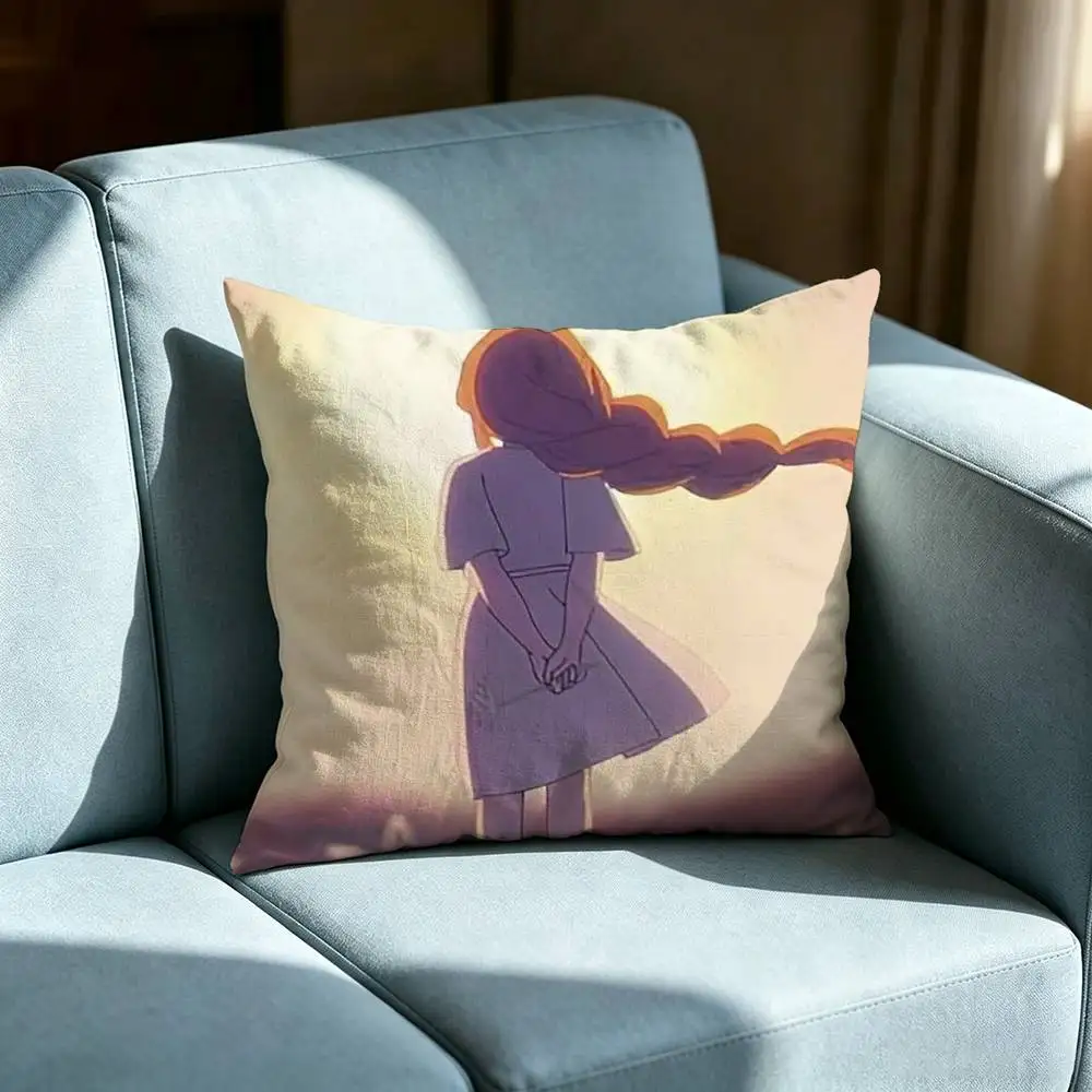 Anime Sousou no F Frieren Flamme Pillow cover Soft Microfiber Pillowcase Home Sofa Decor Surprise Decorative printed.