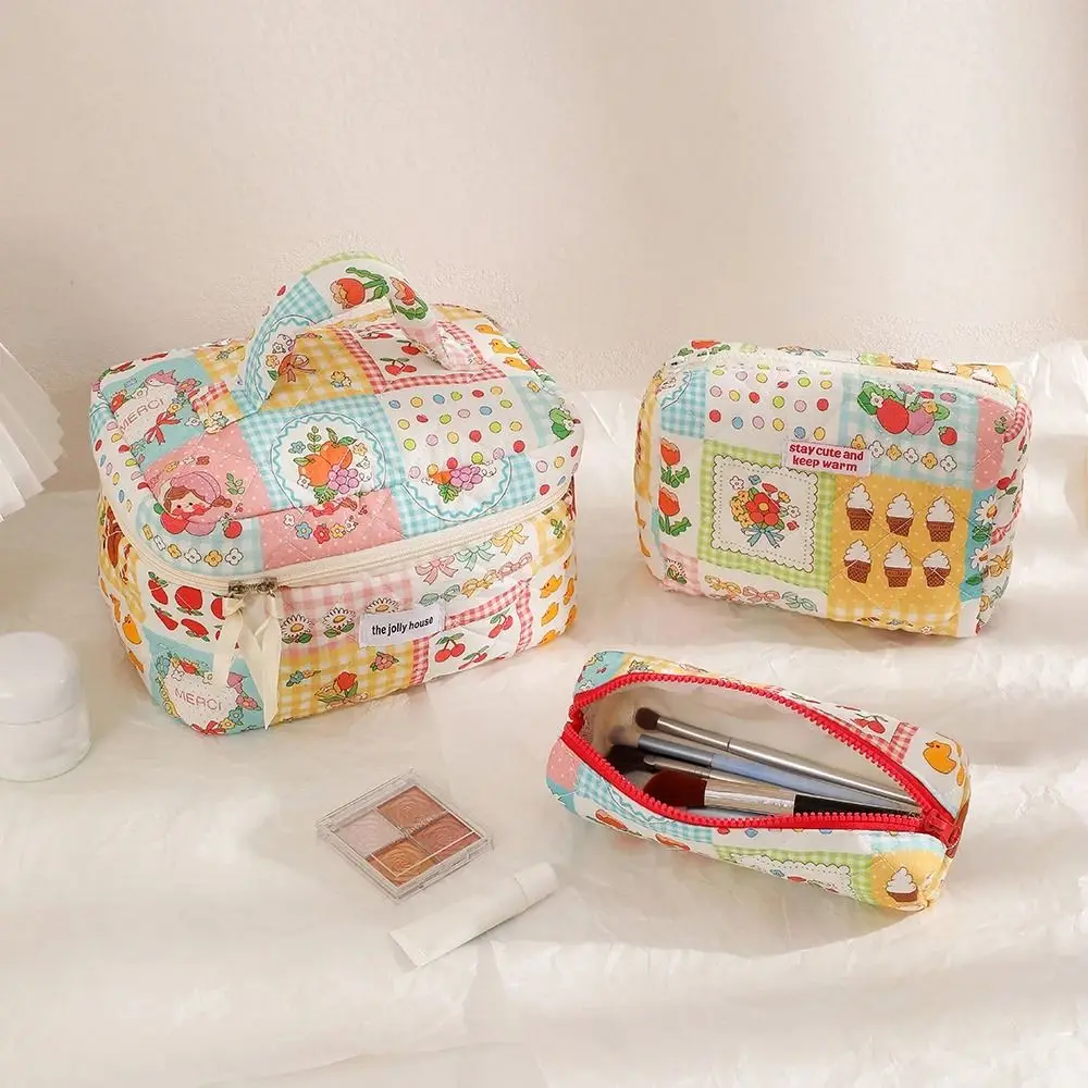 Large Capacity Makeup Bag Cosmetic Storage Bag Zipper Toiletry Bag Wash Pouch Travel Organizer