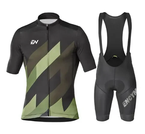 

New 2023 Men's Cycling Jersey Summer Short Sleeve Set Maillot Bib Shorts Bicycle Clothes Sportwear Shirt Clothing Suit