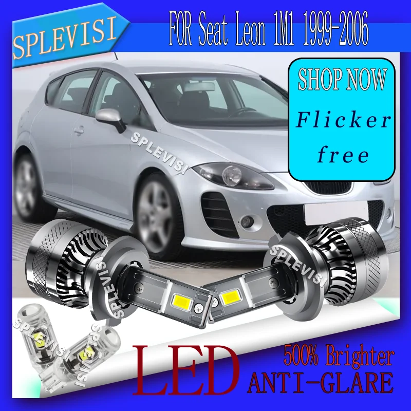 

Durable Shockproof Night Safety Enhanced Cooling Fan Low Beam Lights For Seat Leon 1M1 1999 2000 2001 2002 2003 2004 2005 2006