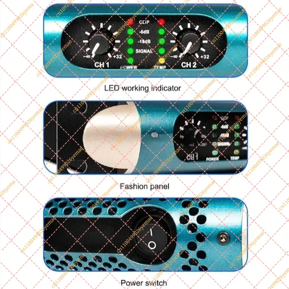 Professional 2/4 channel 850W digital power amplifier Stage Performance Outdoor Conference Home Theater Audio power amplifier