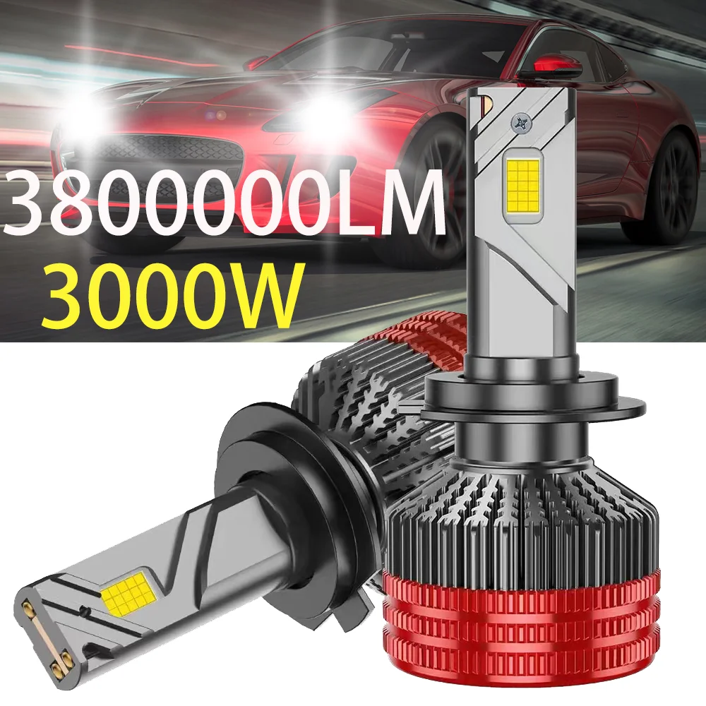 

Автомобильные лампы YBN LED H4 3 медь на 3000 Вт 3800000 Автомобильный маяк LM 6500K 12 В 24 В 36 В H7 H1 H3 H11 H8 H9 9005 9006 HB3 HB4