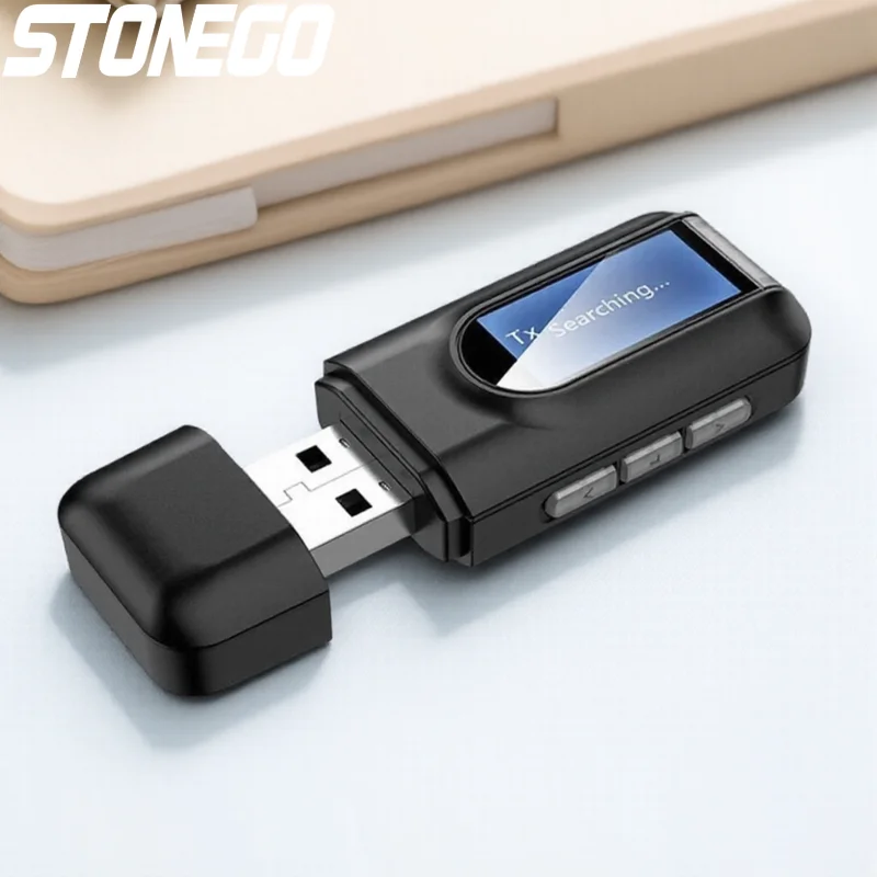 

Адаптер Bluetooth 5.0 USB Bluetooth-приемник-передатчик для автомобильного ПК, ТВ, HD-аудио, беспроводной адаптер