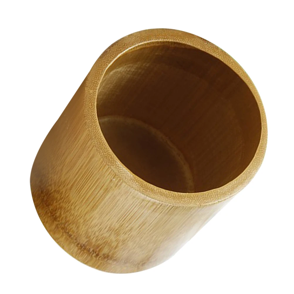

Bamboo Flowerpot Desktop Planter Balcony Office Decor Indoor Plants Whiskey Planter pots bamboo material flower holder
