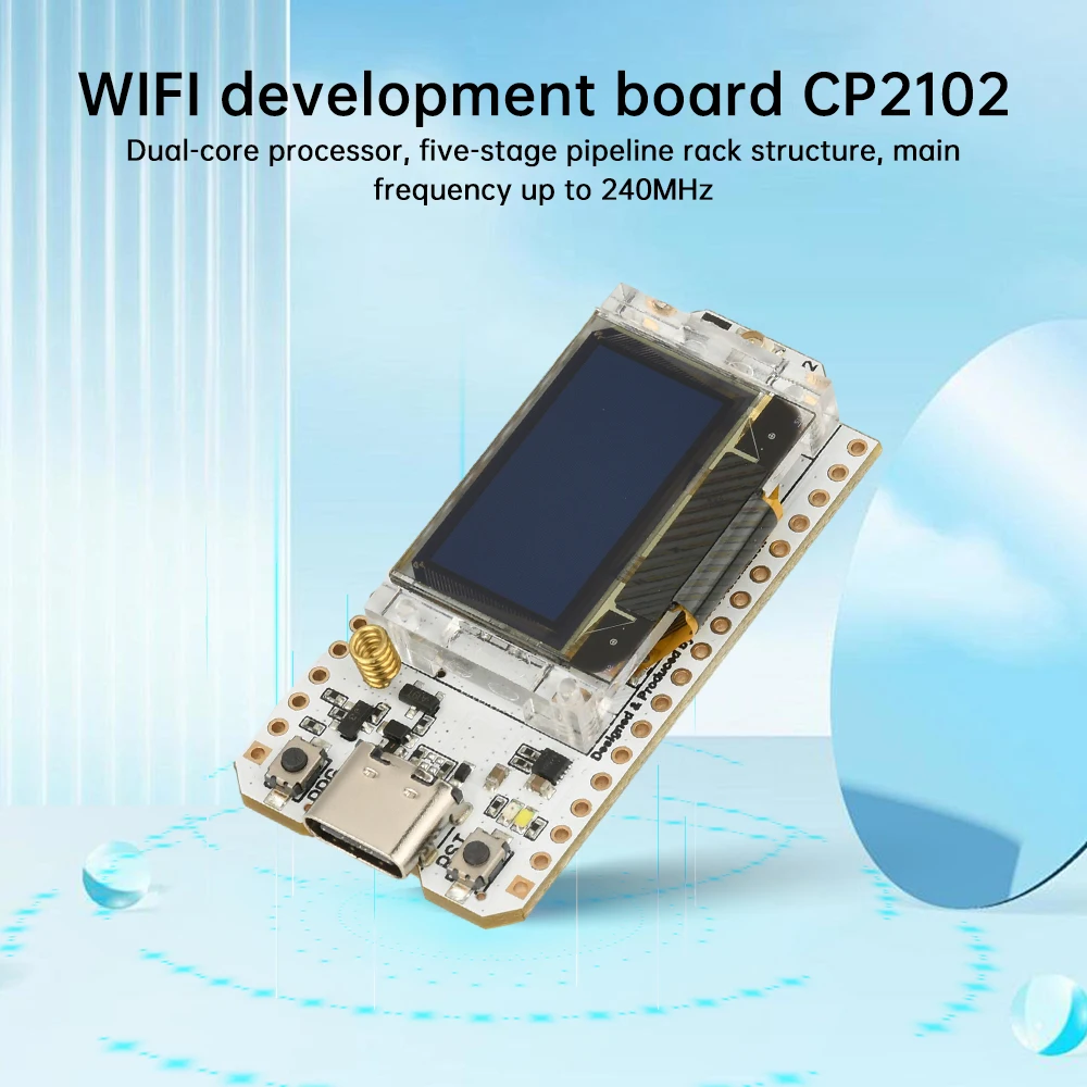 0.96 inch WiFi LoRa 32 (V3) ESP32 Bluetooth WIFI Development Board CP2102 LA 863-928 Frequency TYPE-C Interface