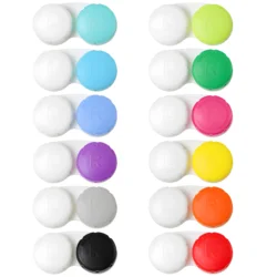 12 Park Contact Lens Case with Clear R/L Markings - Large Capacity, Portable & Hygienic Storage for Daily  Use & Travel