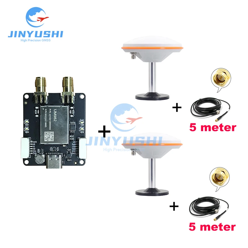 

Unicoreco UM982 EM-982D3 Core Board Type C Serial Module With EM-500 Antenna RTK GNSS Receiver pin to pin UM980 ZED-F9P