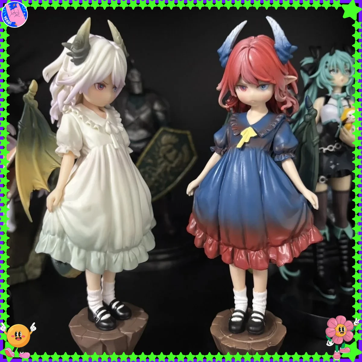 

Beautiful Girl GK Kanna Kamui Angry Dragon Maid Small Hidden Figure Bookshelf Desktop Computer Case Decoration Toy Gift