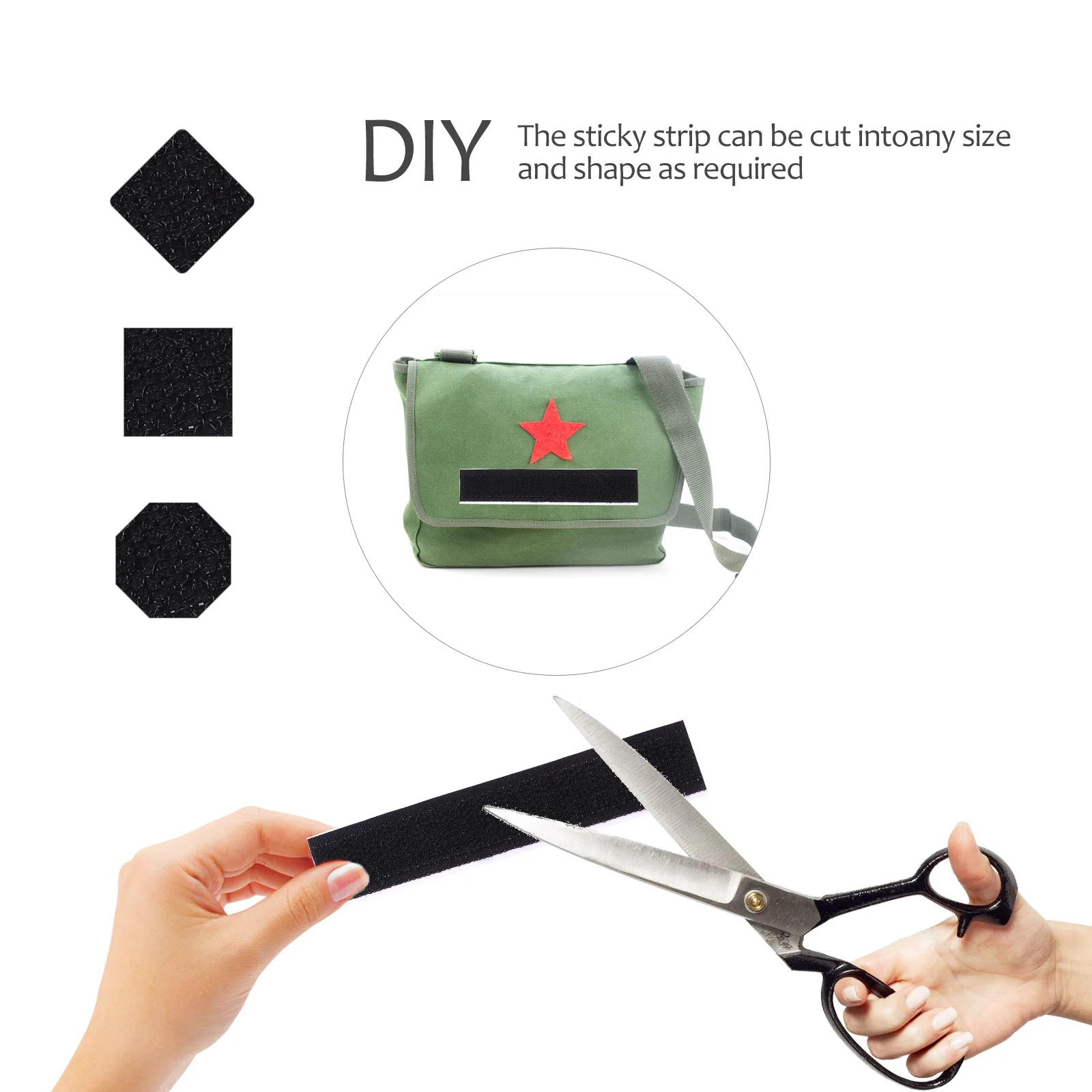 

50 pcs Back Adhesive Mounting Tape Double Sided Removable Adhesive Pads For Screen Window Panel Case Craft Sewing