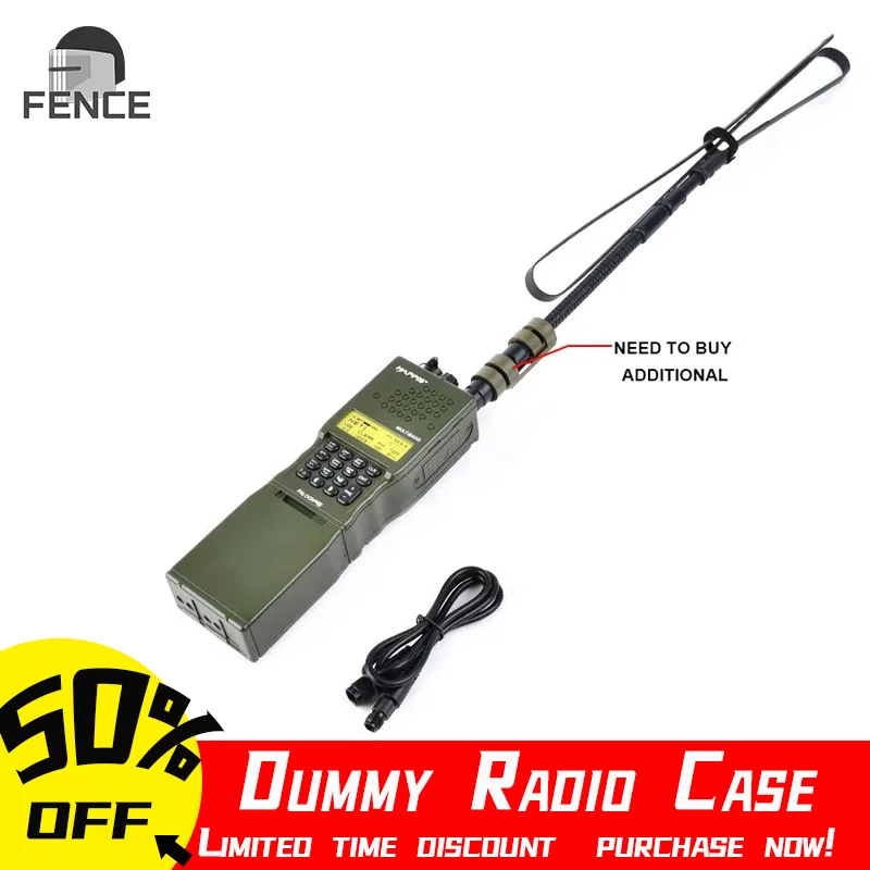 WADSN Tactical Military Softair Army Radio PRC 148 Dummy Radio Case Antenna Package Talkie Walkie PRC 152 Interphone model