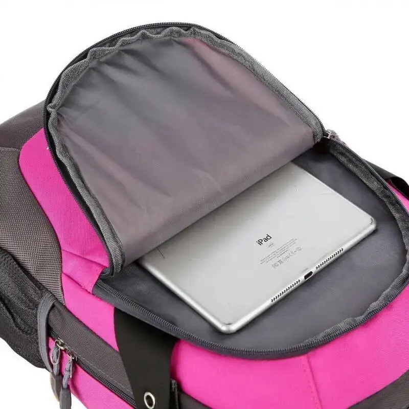 حقيبة ظهر مطبوعة بأحرف خارجية للرجال، حقائب كتف كاجوال، حقيبة مدرسية لطلاب المدارس الثانوية، سعة كبيرة، جديدة