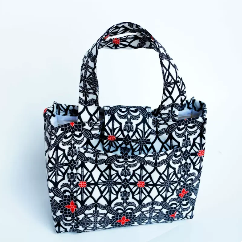 Japanese Style Kimono Handbag, Miscellaneous Bag, Small Item Bag, Shopping Bag, Storage Bag, Makeup Bag