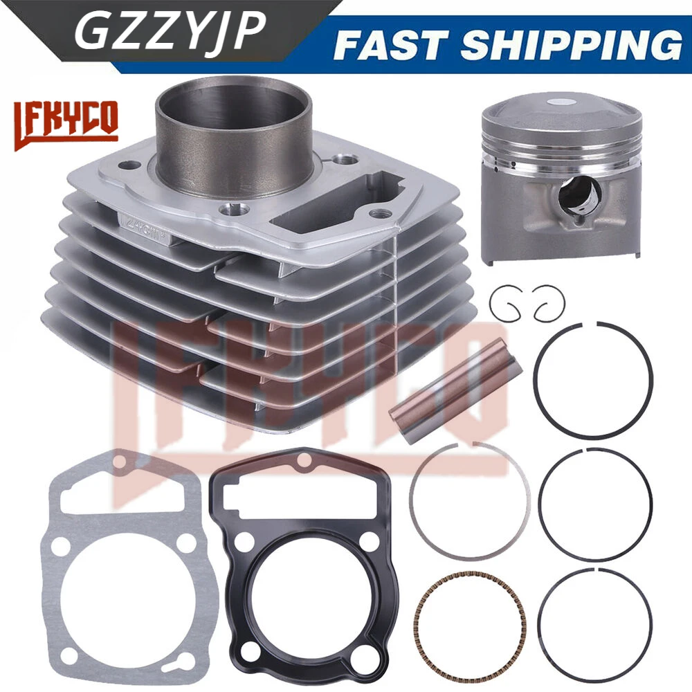 Motorcycle 56.5mm Moto Engine Cylinder 125CC Piston Gasket Kit Set Motor for CB125S CL125S XL125 SL125 Motoblock Equipment Parts