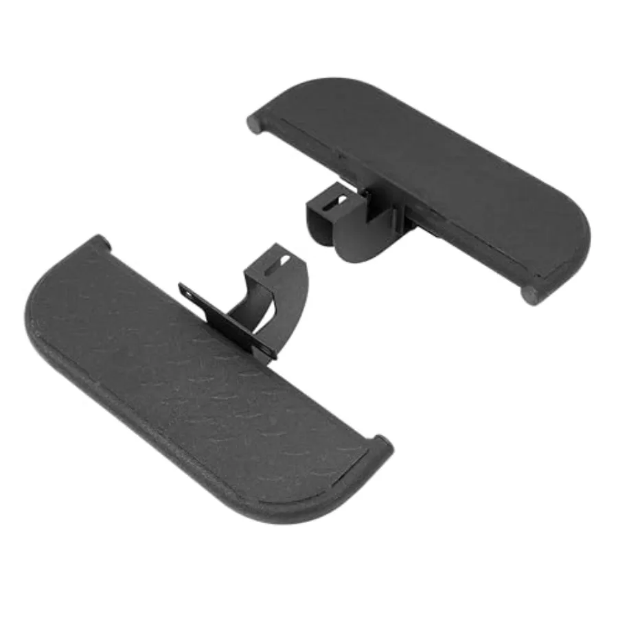 

Side Steps Compatible with 2018-2025 Jeep Wrangler JL 2-Door Running Boards Step Bars Powder-Coated Steel 2Pcs