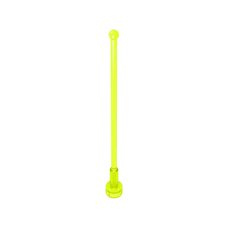 10 Uds 2569 antena látigo 1x1x8 piezas de ladrillo accesorios de bloques de construcción ensamblar partículas de cambio reemplazables DIY juguete de regalo para niños