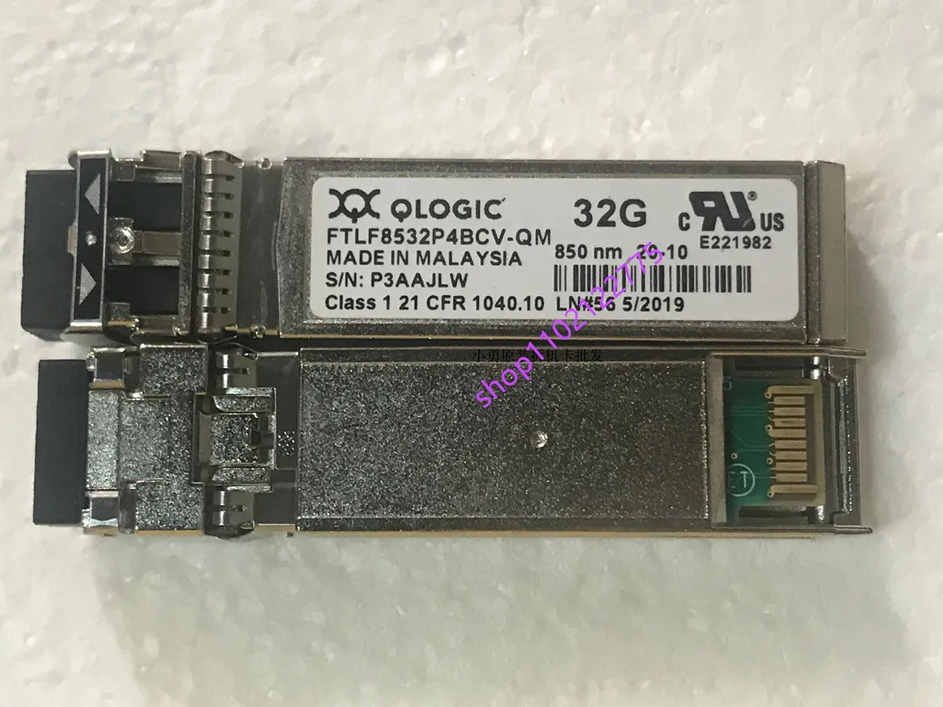 

Qlogic Sfp 32gb FTLF8532P4BCV-QM Qlogic 32g 850nm Sfp Transceptor/Qlogic 32g Port HBA Module/Qlogic Fibre Channel Card Module