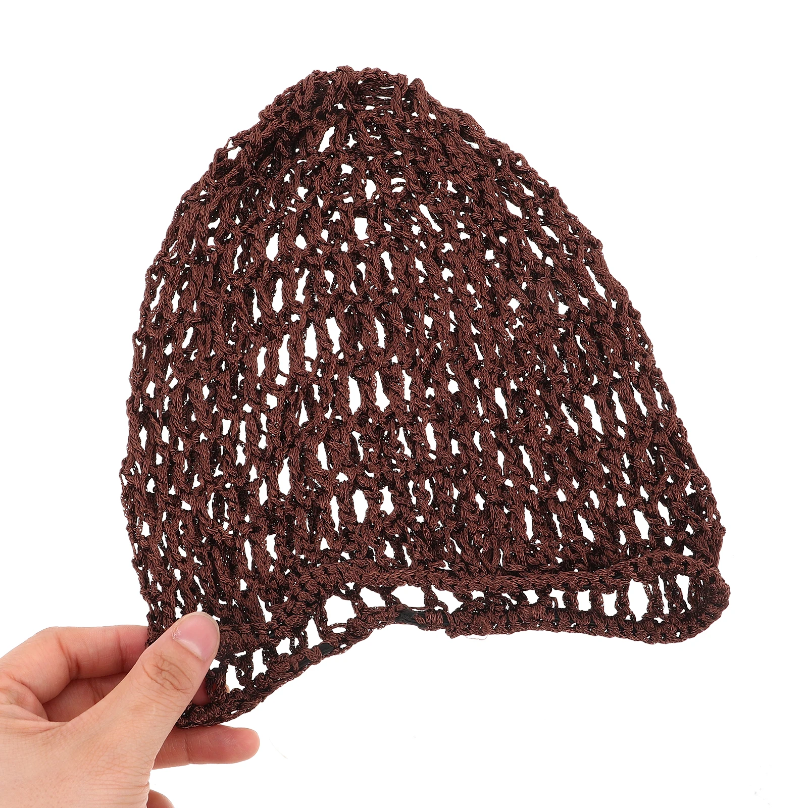 

s Hair Net for Women Crochet Mesh Soft Sleep Cap Short Hair Cover Breathable Styling Accessories Thick