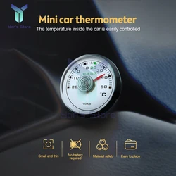 1Pcs -20℃~50℃ Kitchen Food Refrigerator Thermometer Pointer Type Temperature Meter Sensor Mini Freezer Car Mounted Thermometer