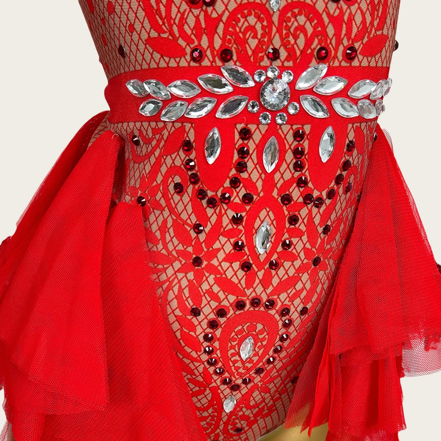 Putong Women Long Sleeve Club Outfit Sparkly Rhinestones Bodysuit Dance Costume Sexy Show Performance Stage Wear Birthday Outfit