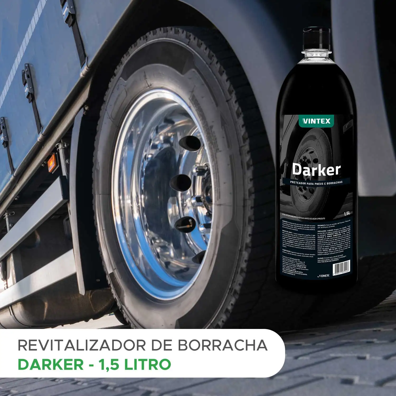 Darker Dill For Plastic Tires Rubber Vintex 1.5L