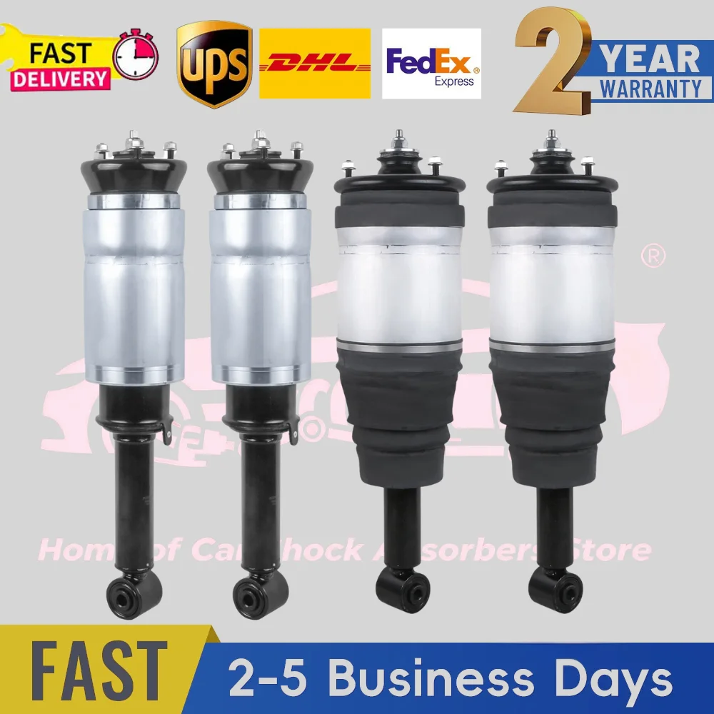 

4PCS Front and Rear Air Suspension Shocks Strut For LR3 LR4 L319 and Range Rover Sport 2004-2014 RNB501180 RNB501220 RPD000305