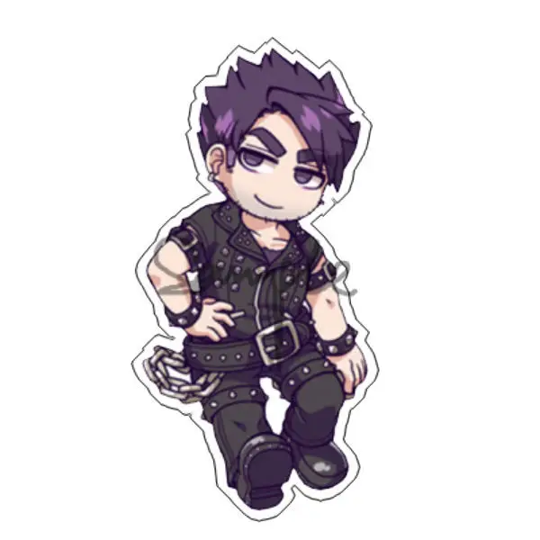 أنيمي المفاتيح المرأة سلسلة مفاتيح أكريليك رجل Stardew وادي مفتاح قلادة عصابة حلية اكسسوارات صديق هدية