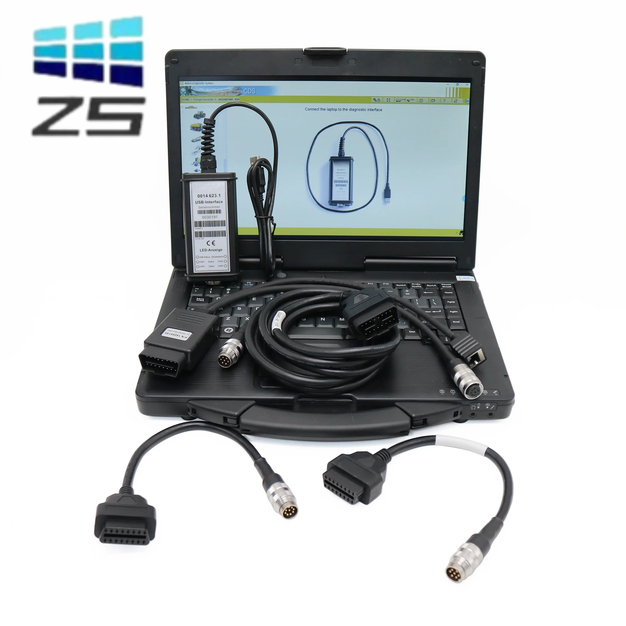 

Грузовик-трактор для CLAAS Диагностический инструмент Сельское хозяйство Строительство 4CAN USB-интерфейс для Claas MetaDiag