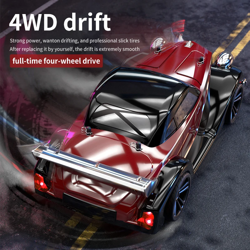 سيارة 1:16 عالية السرعة بجهاز تحكم عن بعد AWD سيارة كهربائية مسطحة للجري سيارة سباق احترافية 35 كم/ساعة RC نموذج سيارة لعبة هدية