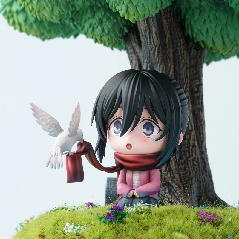 「進撃の巨人」ミカサ・アッカーマンのアニメ風フィギュア。エレン・イェーガー／レヴィ・アッカーマンのアクションフィギュア、モデル人形、おもちゃ、ギフト。