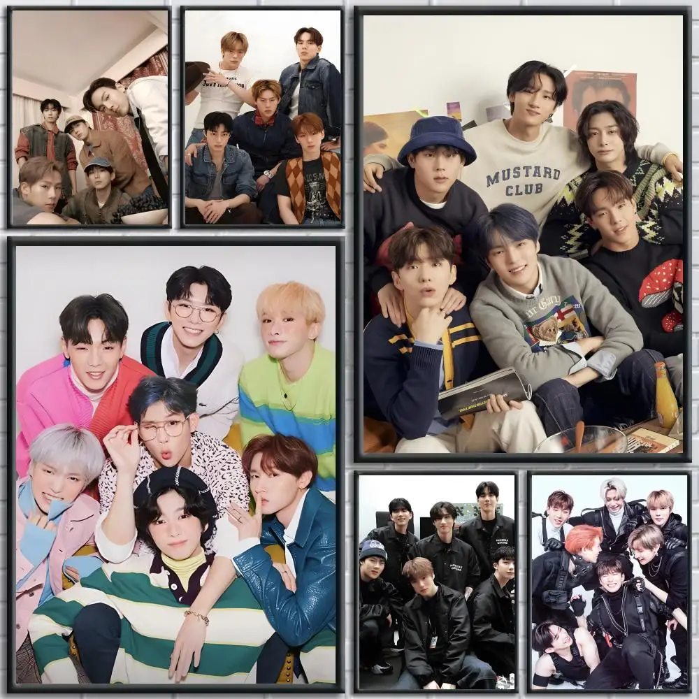 Music Band M-MONSTA X Poster Trendy And Easy-to-Apply Wall Art Stickers For Home Decor And Dorm Room Walls