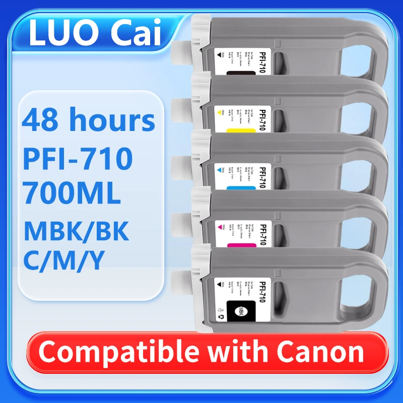 

PFI-710 PFI710 PFI 710 Подходит для плоттерных картриджей Canon TX-2000 TX-3000 TX-4000 TX-5300 iPF830 IPF840 IPF850mfp