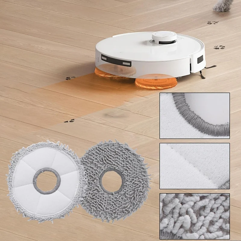 HOT Accessories For ECOVACS DEEBOT T30 Pro Omni / T30 Omni Robot Vacuum Cleaner, Main Brush, Dust Bags,Cloths, Filters